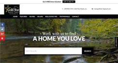 Desktop Screenshot of goldstarrealtyteam.com